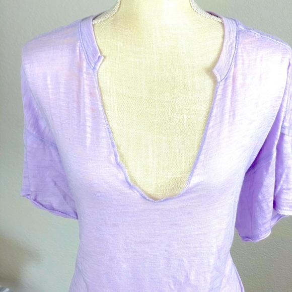 Free People Maddie Distressed Tee - Picture 4 of 7